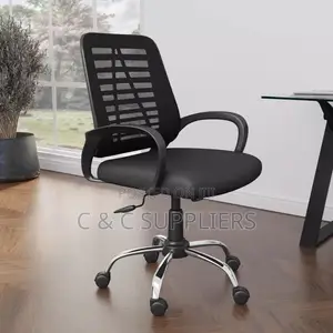 Swivel Office Mesh Armchair