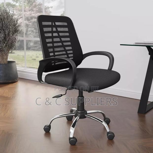 Swivel Office Mesh Armchair