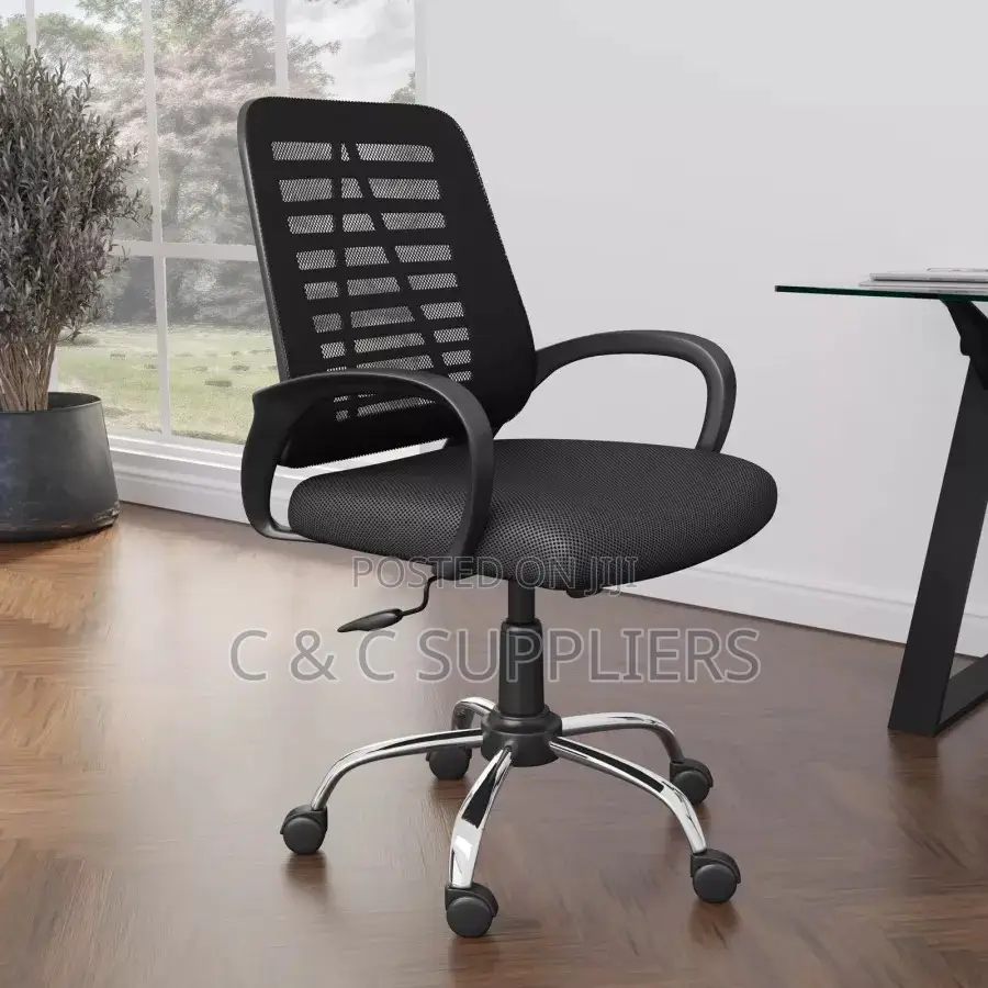 Swivel Office Mesh Armchair