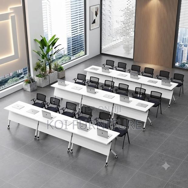 Office Desk; 1.2 Meter Foldable Sturdy Office Desk - thumbnail 2