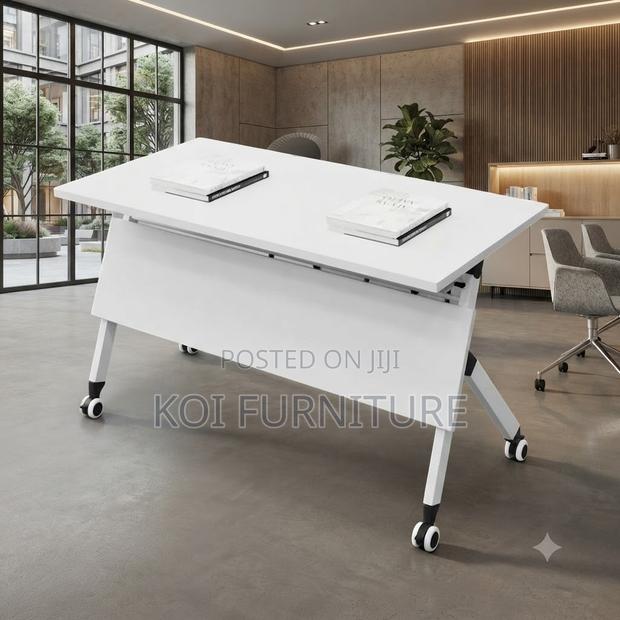 Office Desk; 1.2 Meter Foldable Sturdy Office Desk - thumbnail 4