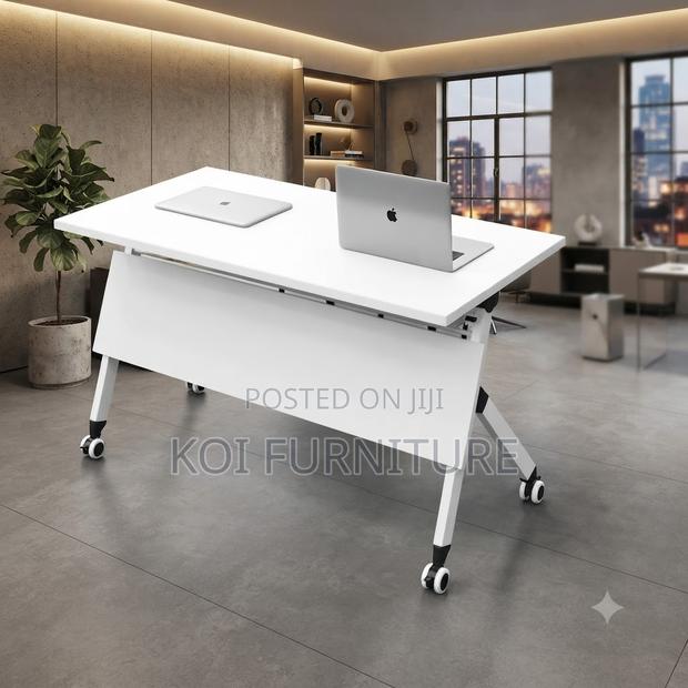 Office Desk; 1.2 Meter Foldable Sturdy Office Desk - thumbnail 5