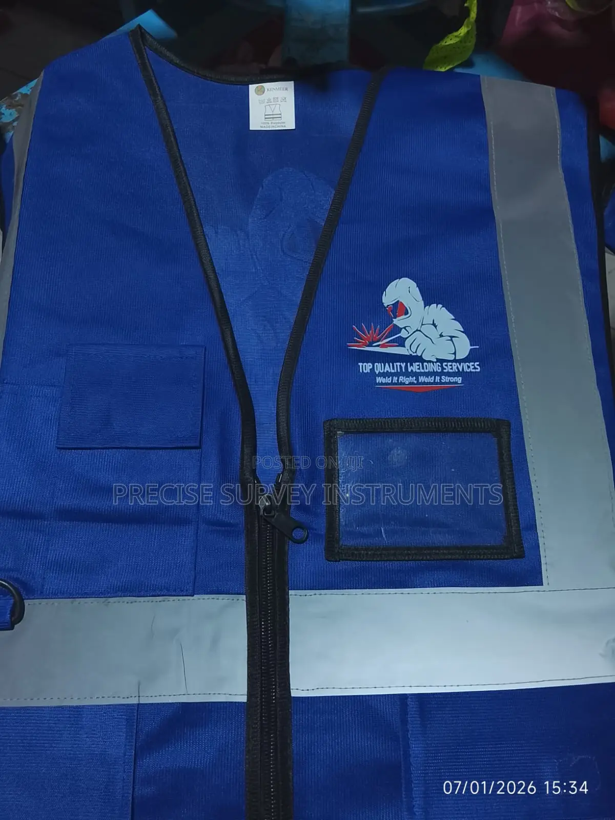 Branded High Visibility Reflective Safety Vest