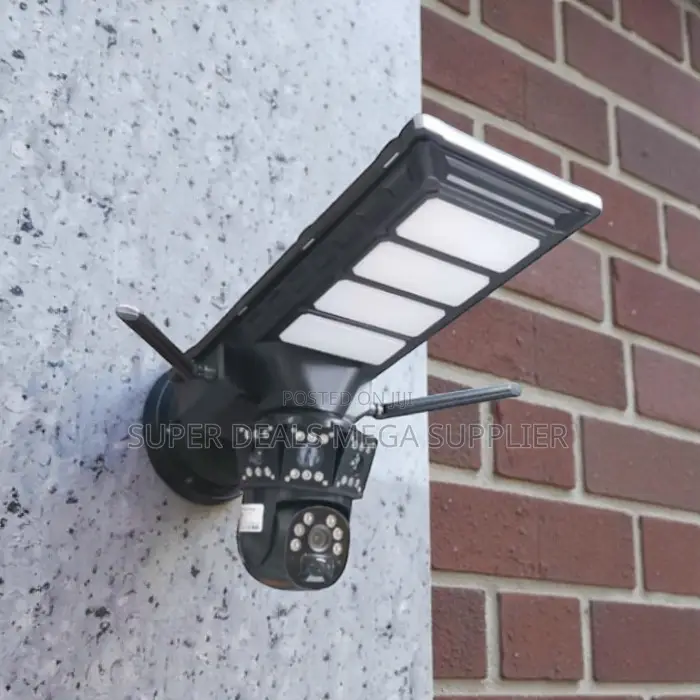 4g PTZ Remote Pan Tilt Solar Camera With Led Solar Street Light