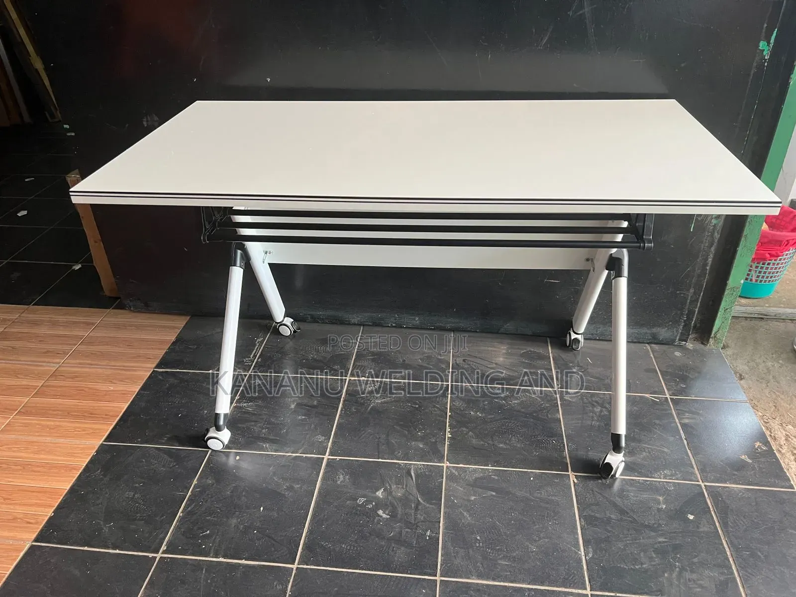 White Foldable Study/Office Desk