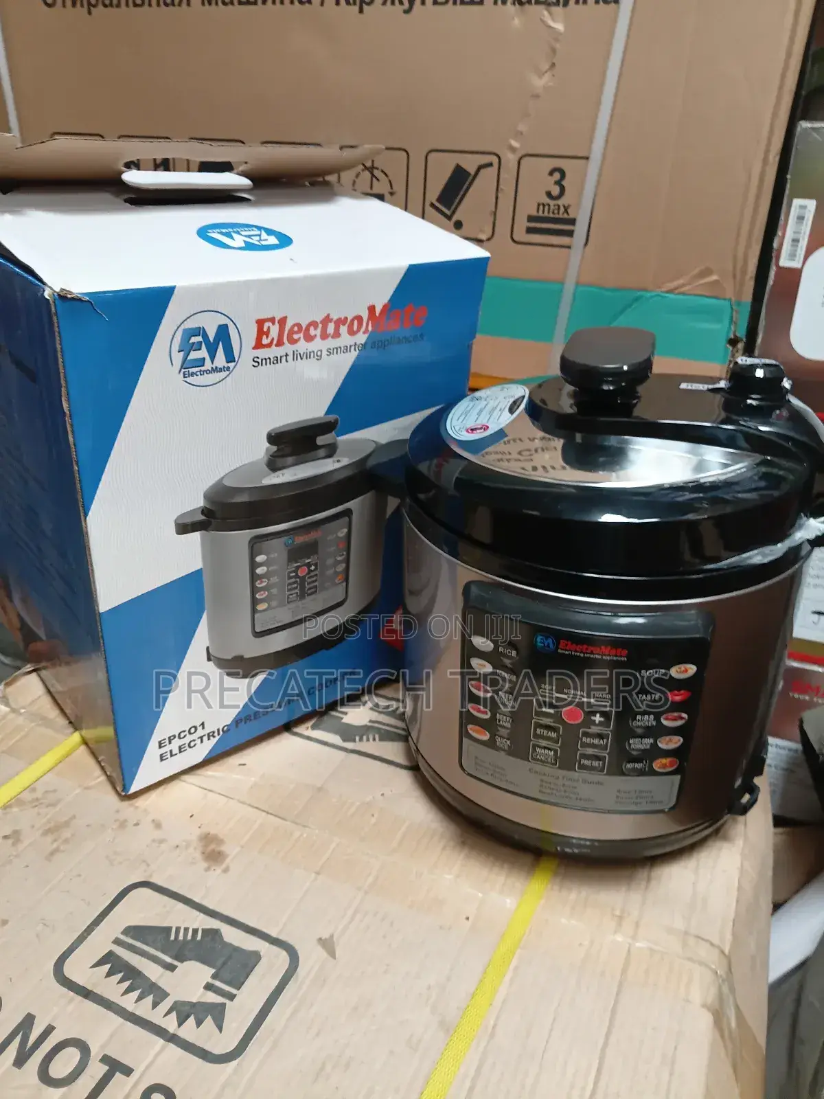 6l Digital Electric Pressure Cooker – Rice, Soup, Steam More