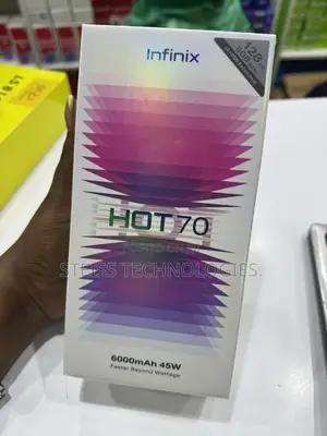 New Infinix Hot 70 128 GB Black