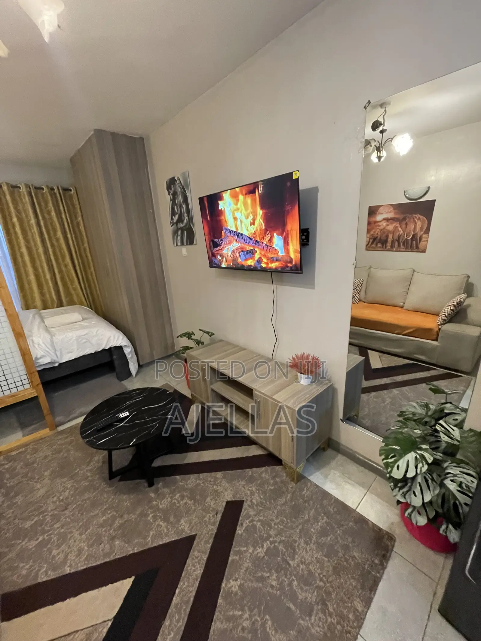Luxury One Bedroom in Dagoreti With Gym and Pool 3000 Per Day