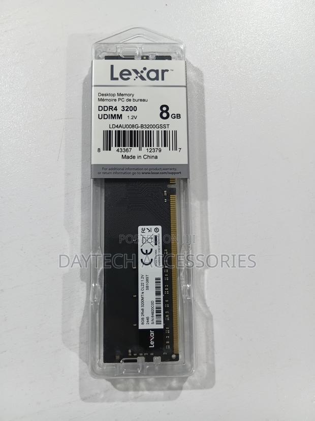 This Is a Lexar 8gb Ddr4 3200mhz Udimm Desktop Memory Module. - thumbnail 2