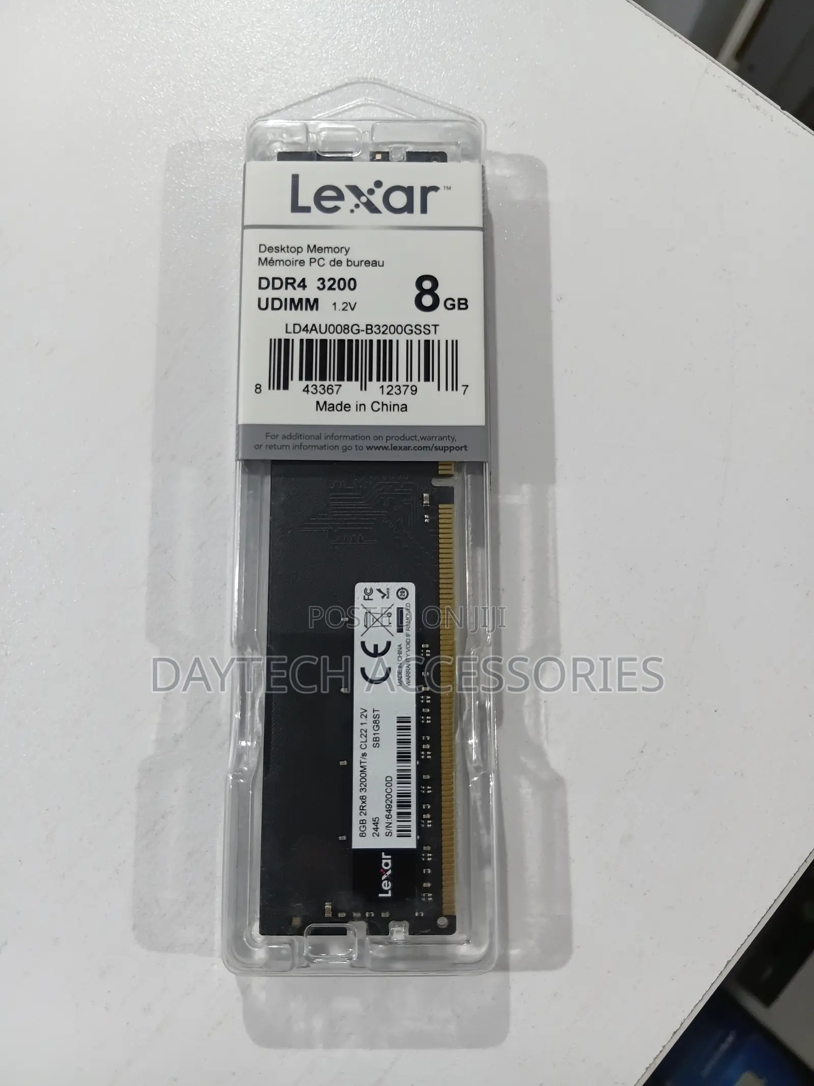 Lexar 8gb Ddr4 3200mhz Desktop Memory