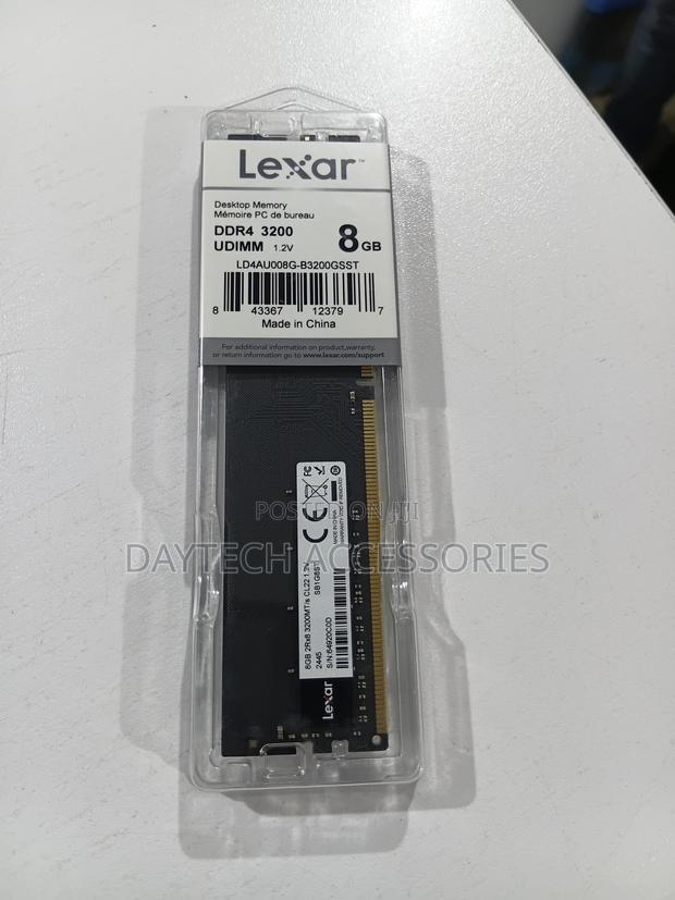 Lexar 8gb Single Ddr4 Udimm Ram 3200mt/S Cl22 288-Pin Desktop Ram