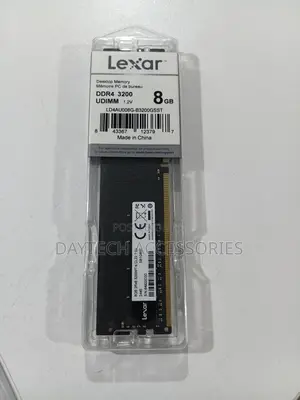 Lexar 8gb Single Ddr4 Udimm Ram 3200mt/S Cl22 288-Pin Desktop Ram