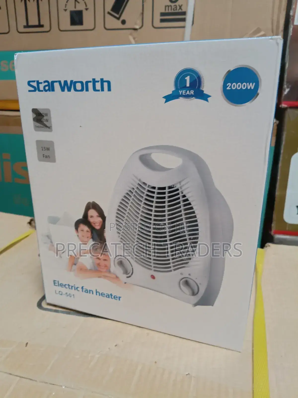 Starworth Electric Fan Heater Lq-501 – Compact Energy Efficient