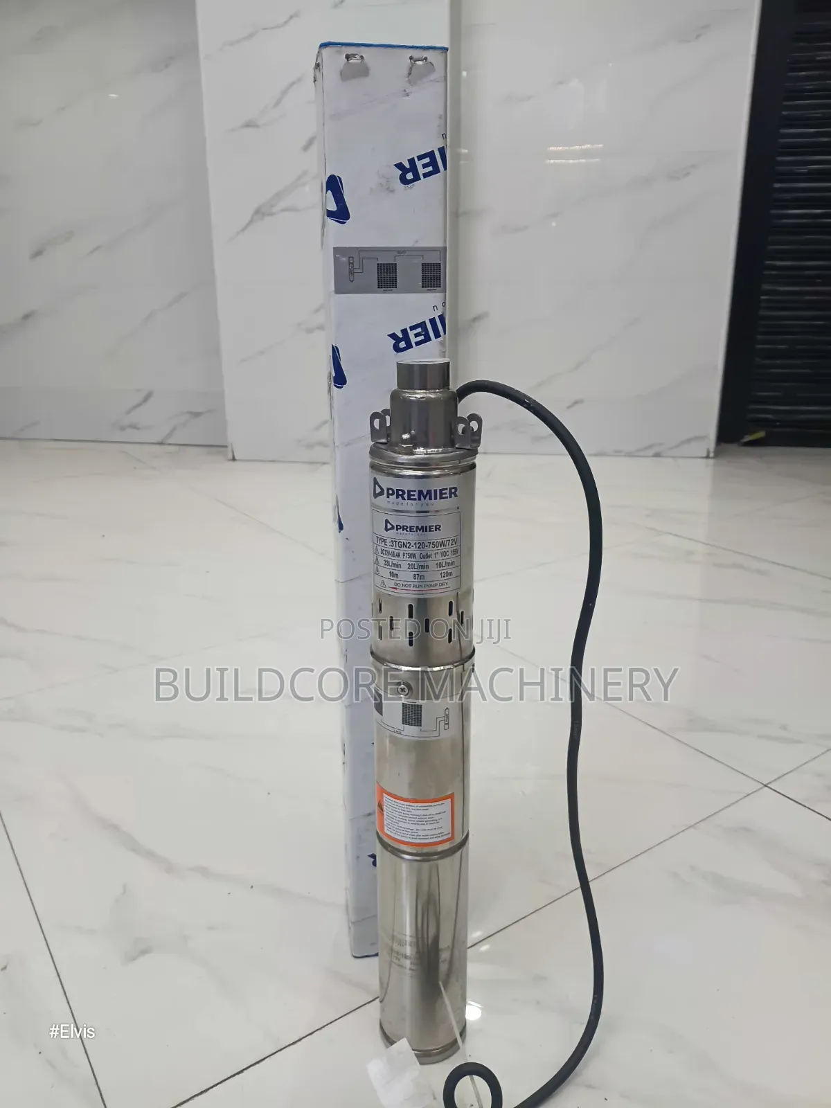 Premier Brushless Dc Submersible Water Pump 750w 72v