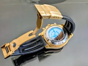 Men’S Moldoa Automatic Wristwatch Rubber Band Heavy Made Skelton Back