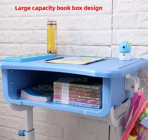 Student Desk: Adjustable Blue Ergonomic Student Set