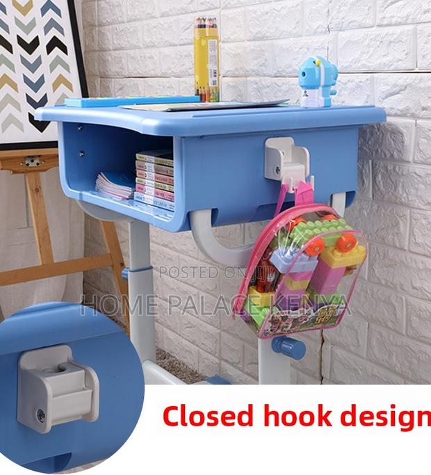 Student Desk: Adjustable Blue Ergonomic Student Set - thumbnail 5
