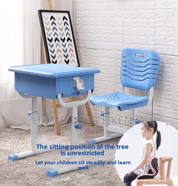 Student Desk: Adjustable Blue Ergonomic Student Set - thumbnail 8
