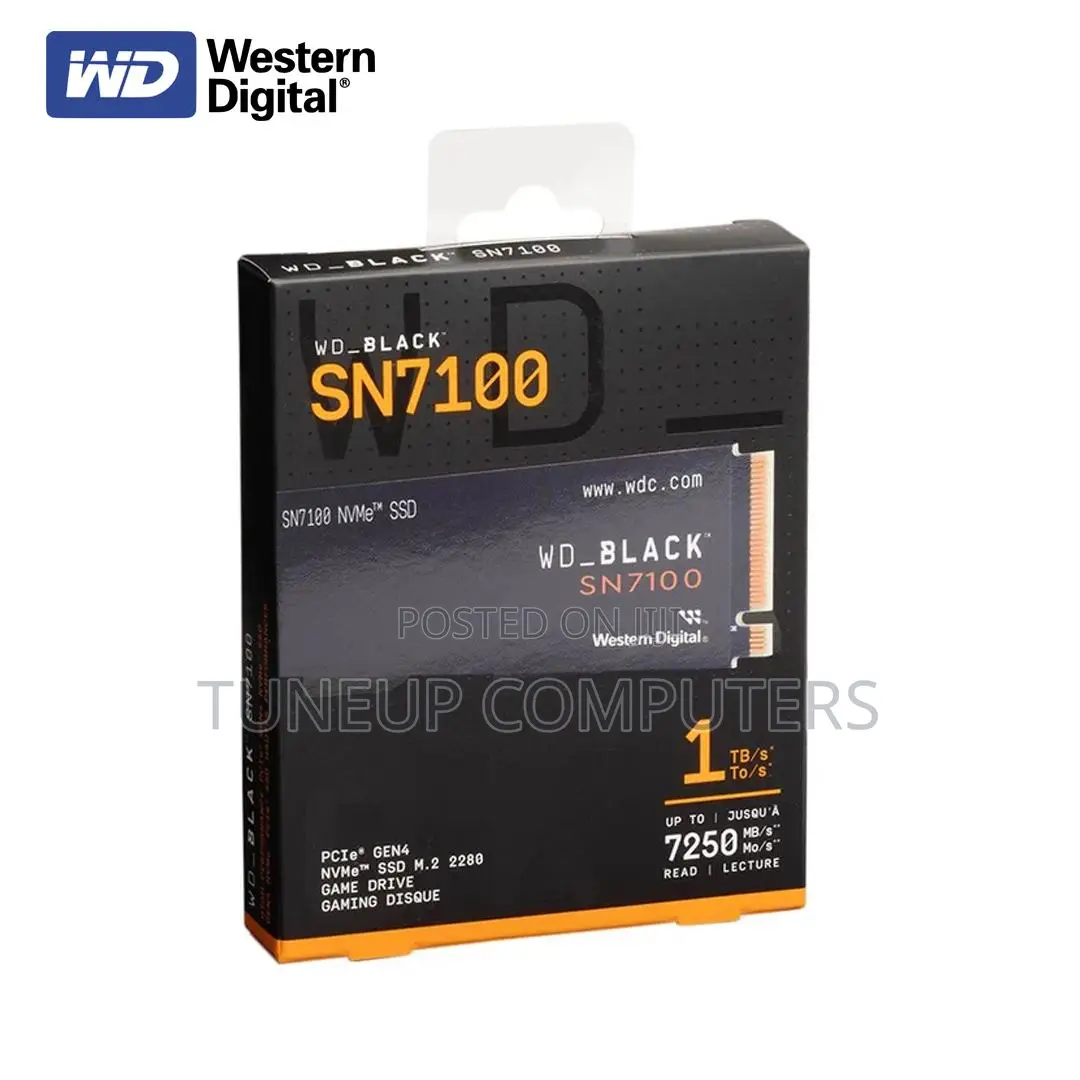 Wd Black Sn7100 Internal SSD Nvme | 1tb M.2 2280 | Pcie Gen4