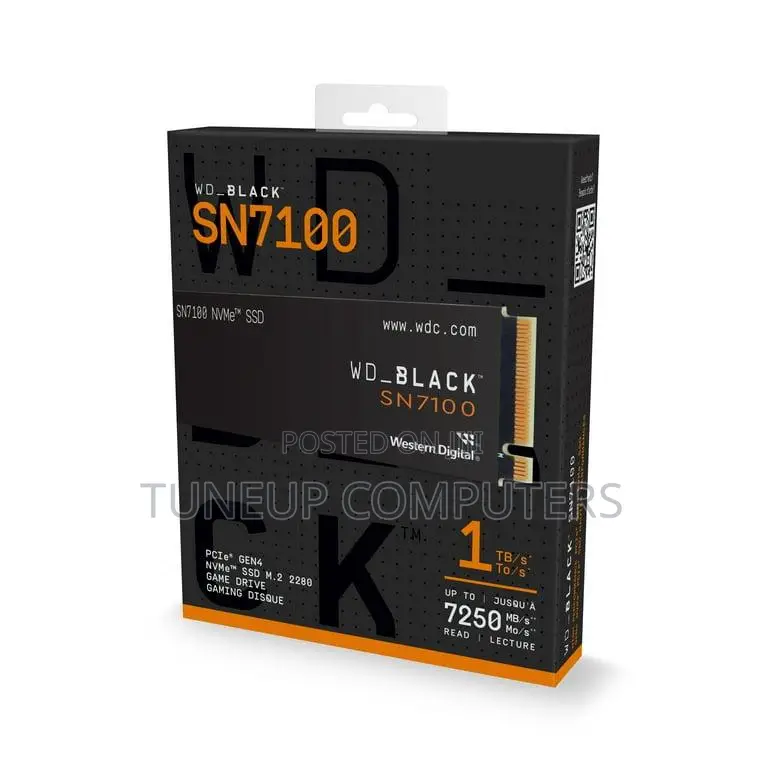 Wd Black Sn7100 Internal SSD Nvme | 1tb M.2 2280 | Pcie Gen4
