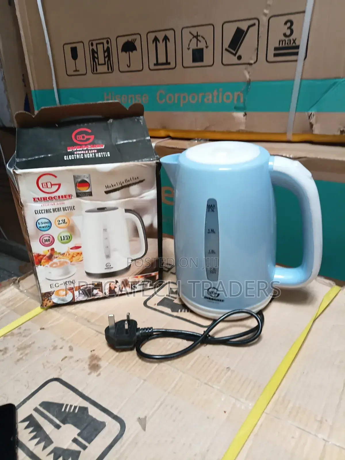 Eurochef Ec- 2.3l Electric Water Kettle