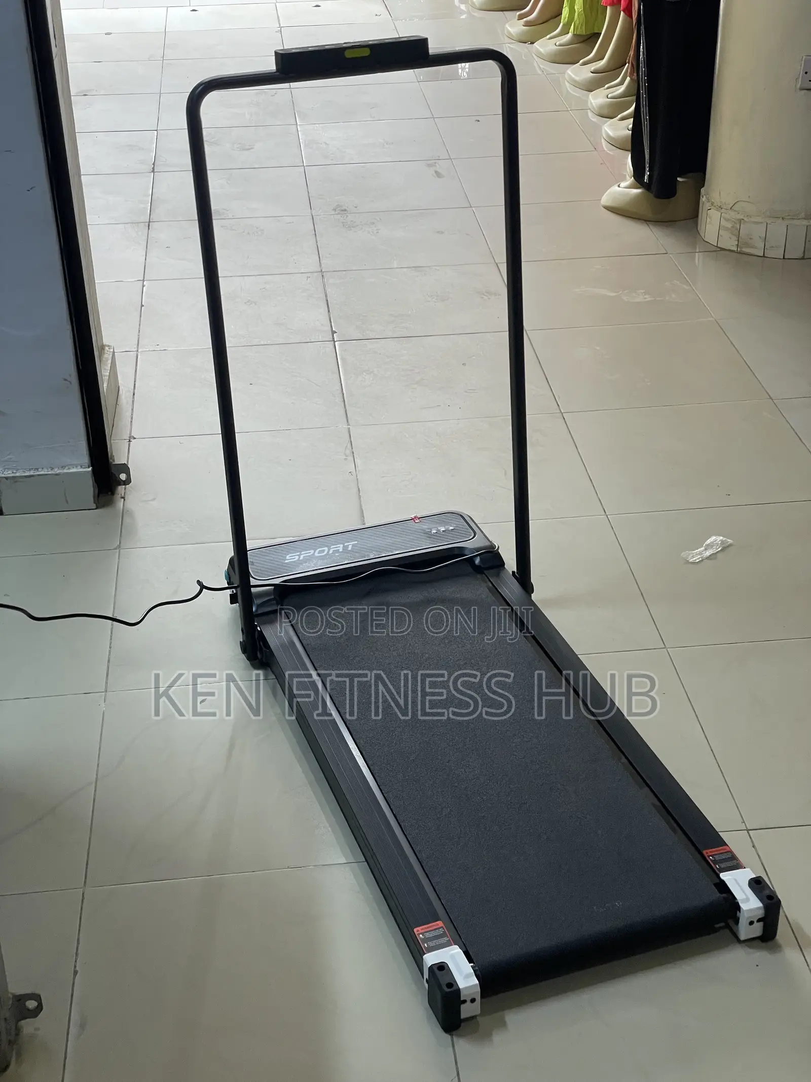 Double Sided Folding Massage Treadmill