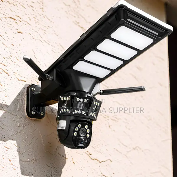4g PTZ Rechargeable Battery Solar Camera With Led Solar Street Light