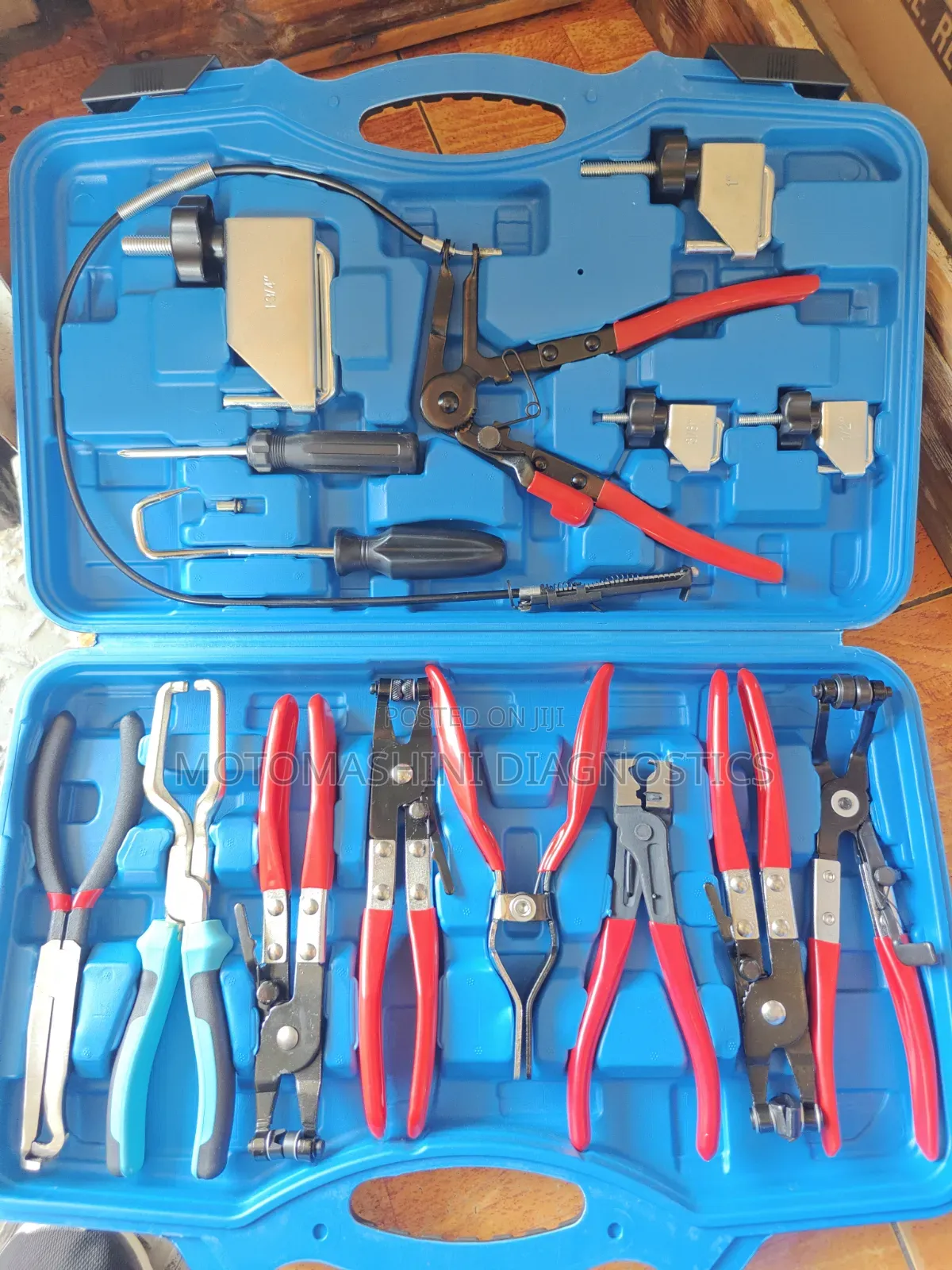 15 Piece Vehicle Hose Clamp Removal and Installation Pliers Tool Kit