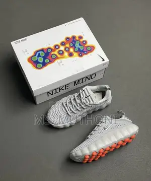 Nike Mind 002 Pregame Shoes in a Light Smoke Grey