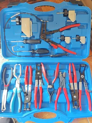 15 Piece Vehicle Hose Clamp Removal and Installation Pliers Tool Kit