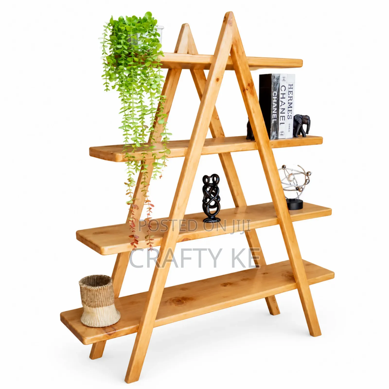 A Frame Cypress Bookshelf