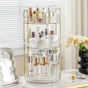 Luxury Multi Layer Stackable Acrylic Cosmetic Organizer