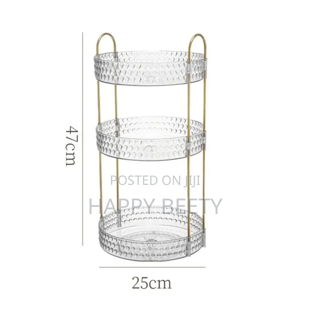 Luxury Multi Layer Stackable Acrylic Cosmetic Organizer