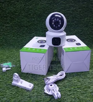 Dual-Lens Camera Wifi (2.4ghz) Home/Office Monitoring Device