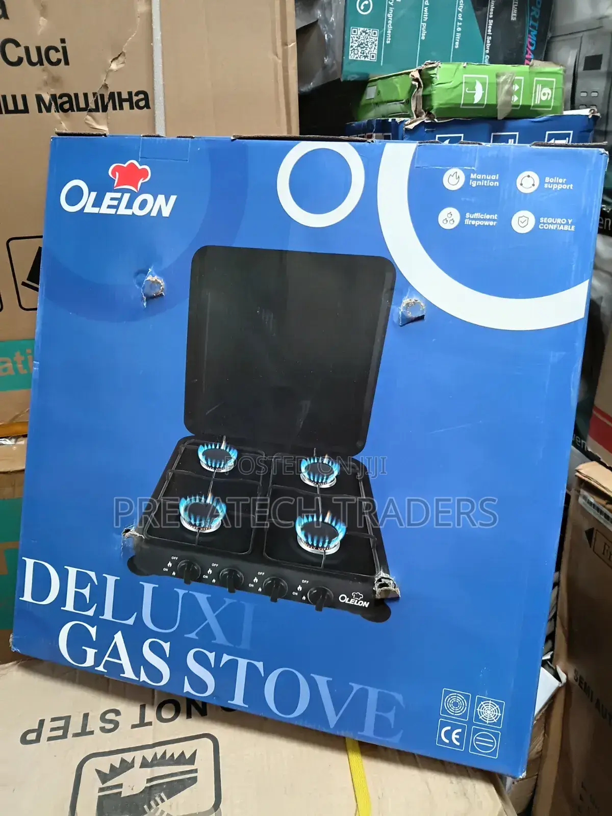 Olelon Deluxe Gas Stove – 4 Burners