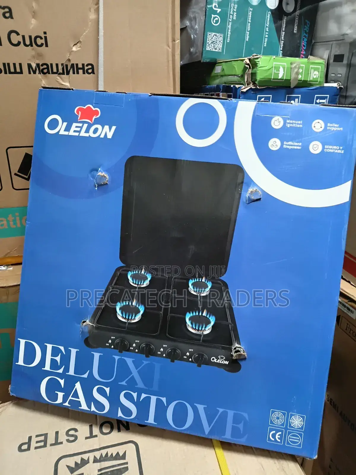Olelon Deluxe Gas Stove – 4 Burners