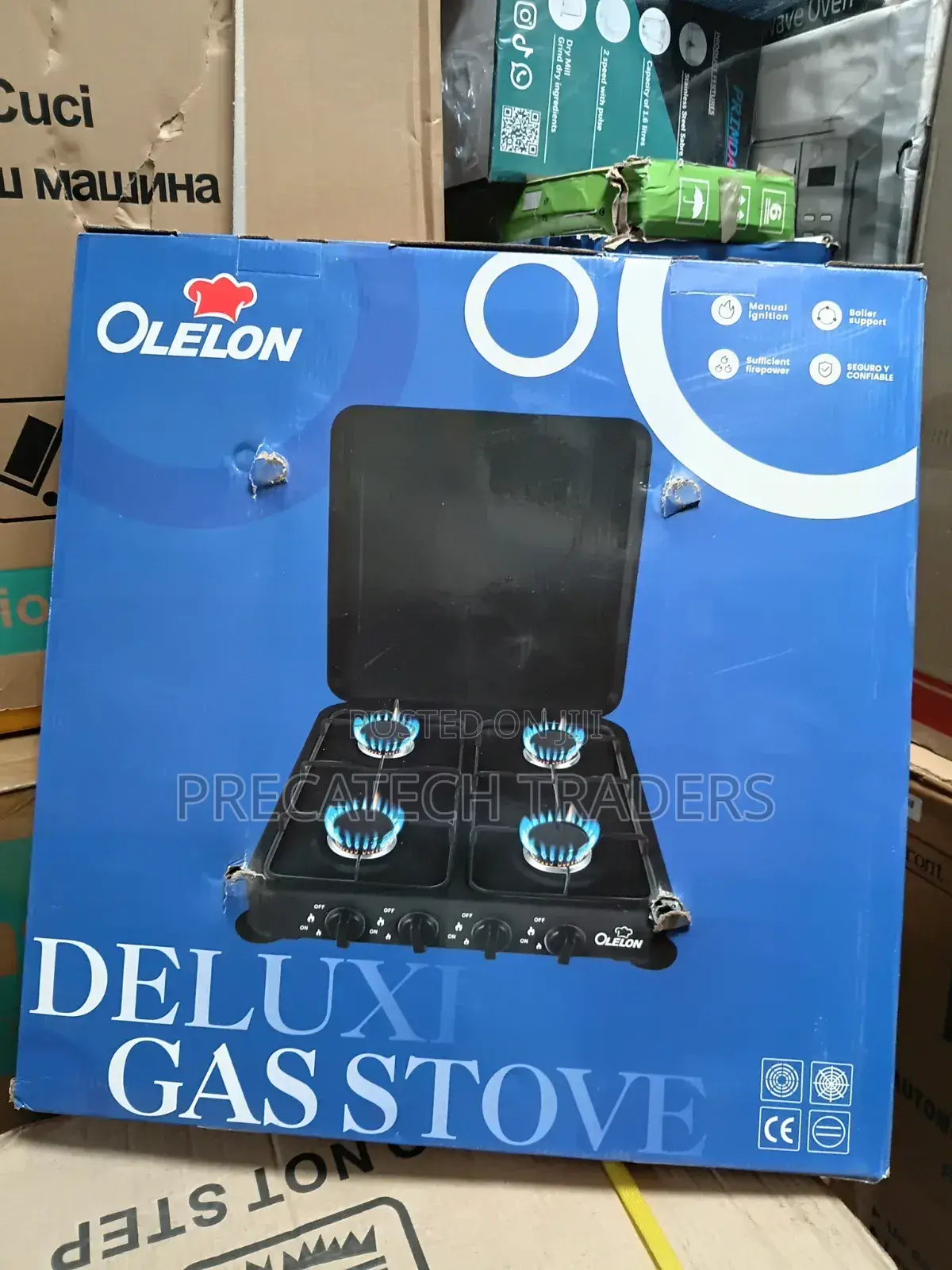 Olelon Table Top 4 Burner Gas Cooker – Quality Durable