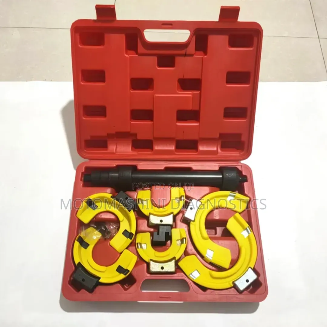 Vehicle Fork Strut Coil Spring Removal and Fitting Compressor Kit