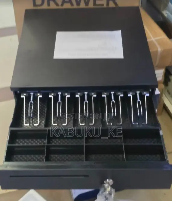 Cash Drawer Box 5 Slot With 5 Metal Clips Point of Sale Cash Drawer