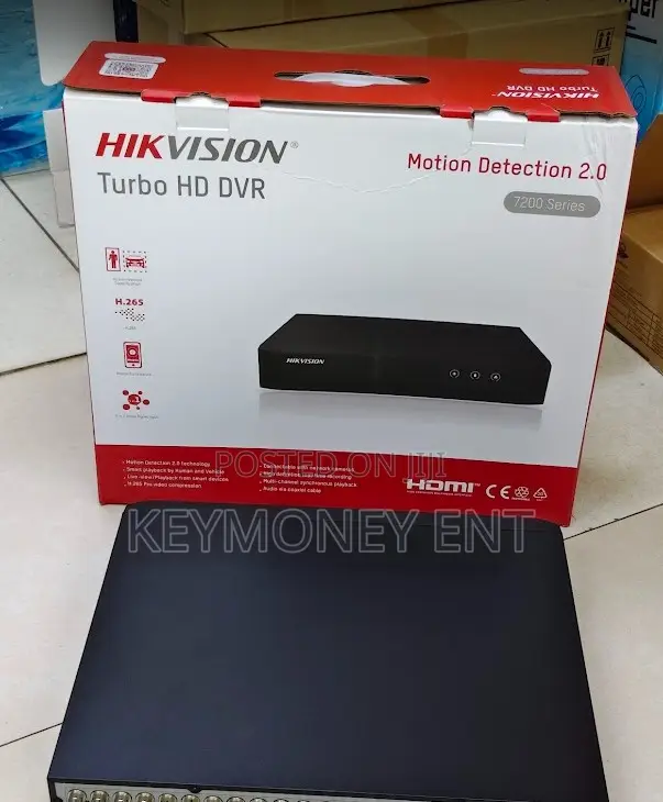 Voice and Motion Enabled Hikvision Turbo Hd DVR 32channels