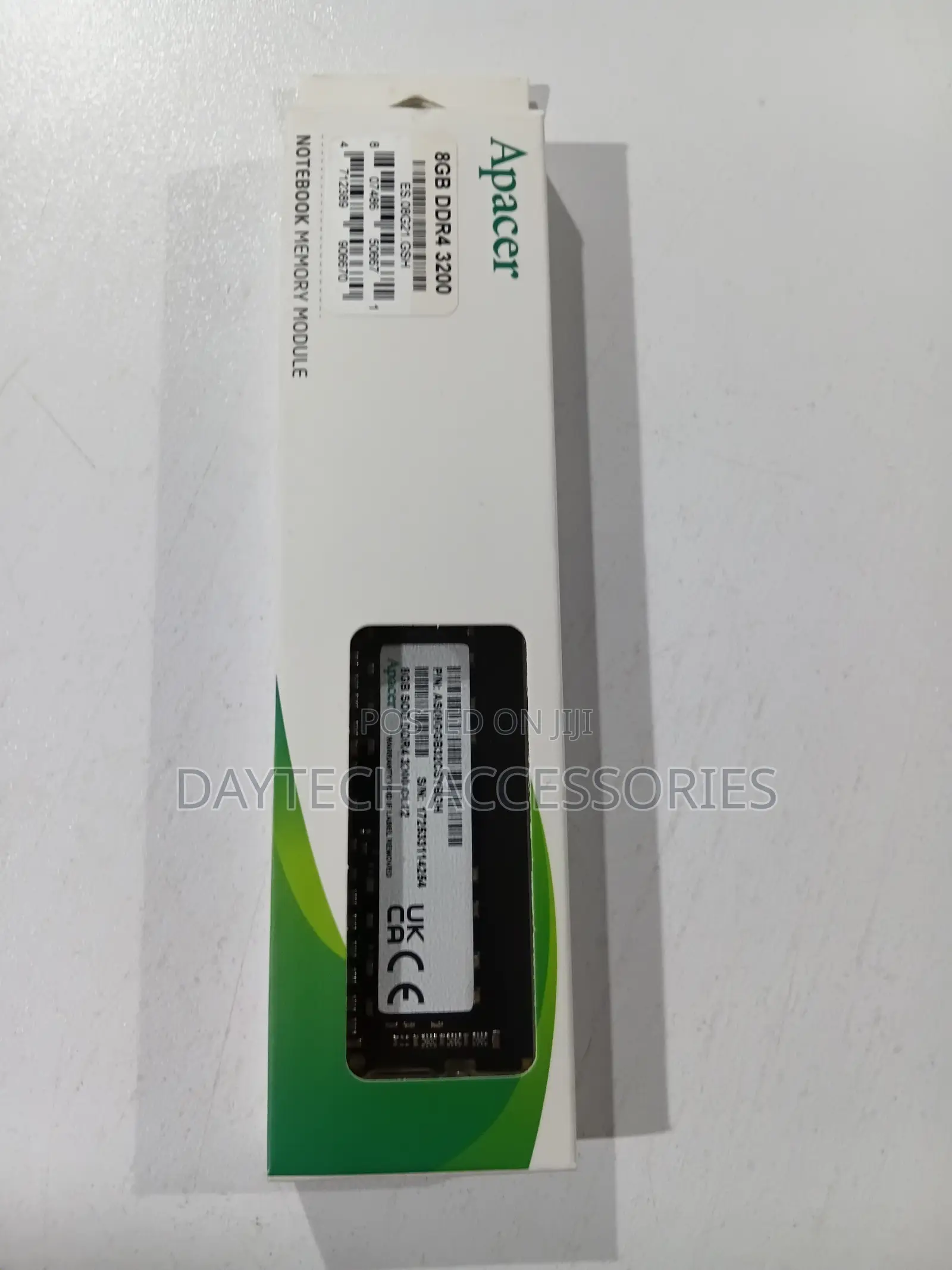 Apacer 8gb Ddr4 3200mhz Sodimm Laptop Ram = Black