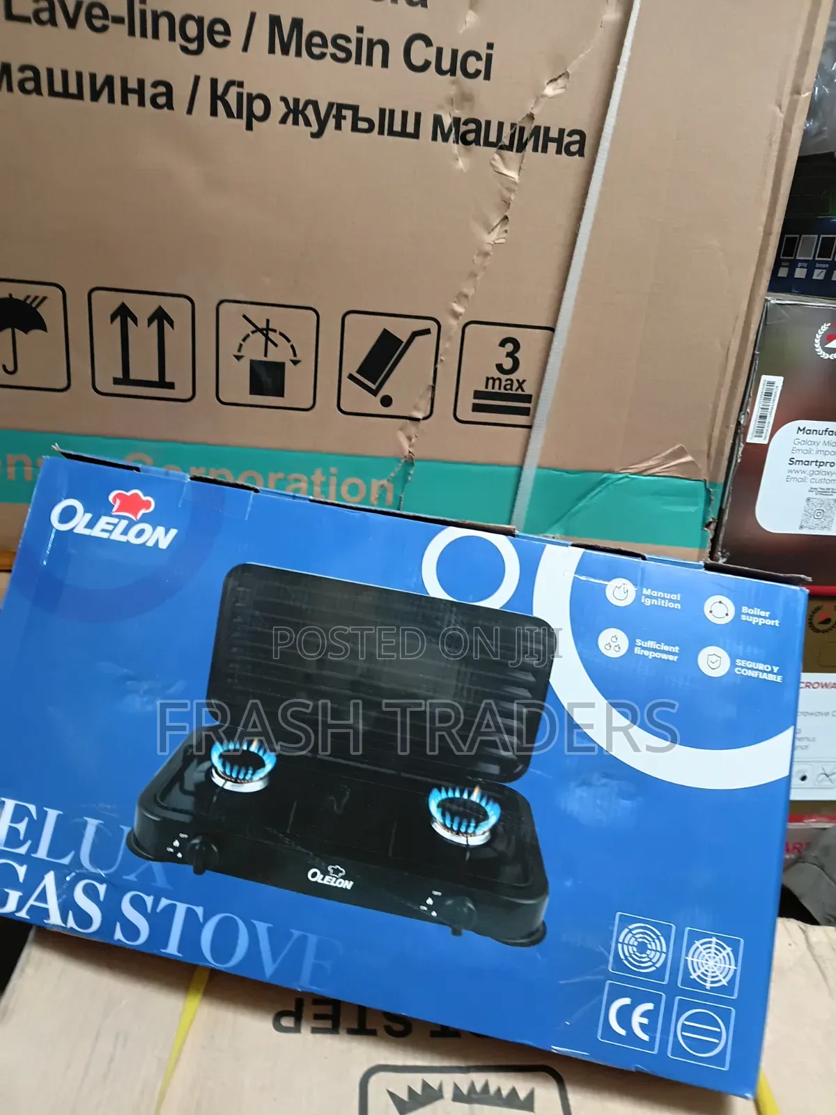 Olelon 2 Burner Gas Stove – Table Top Gas Cooker