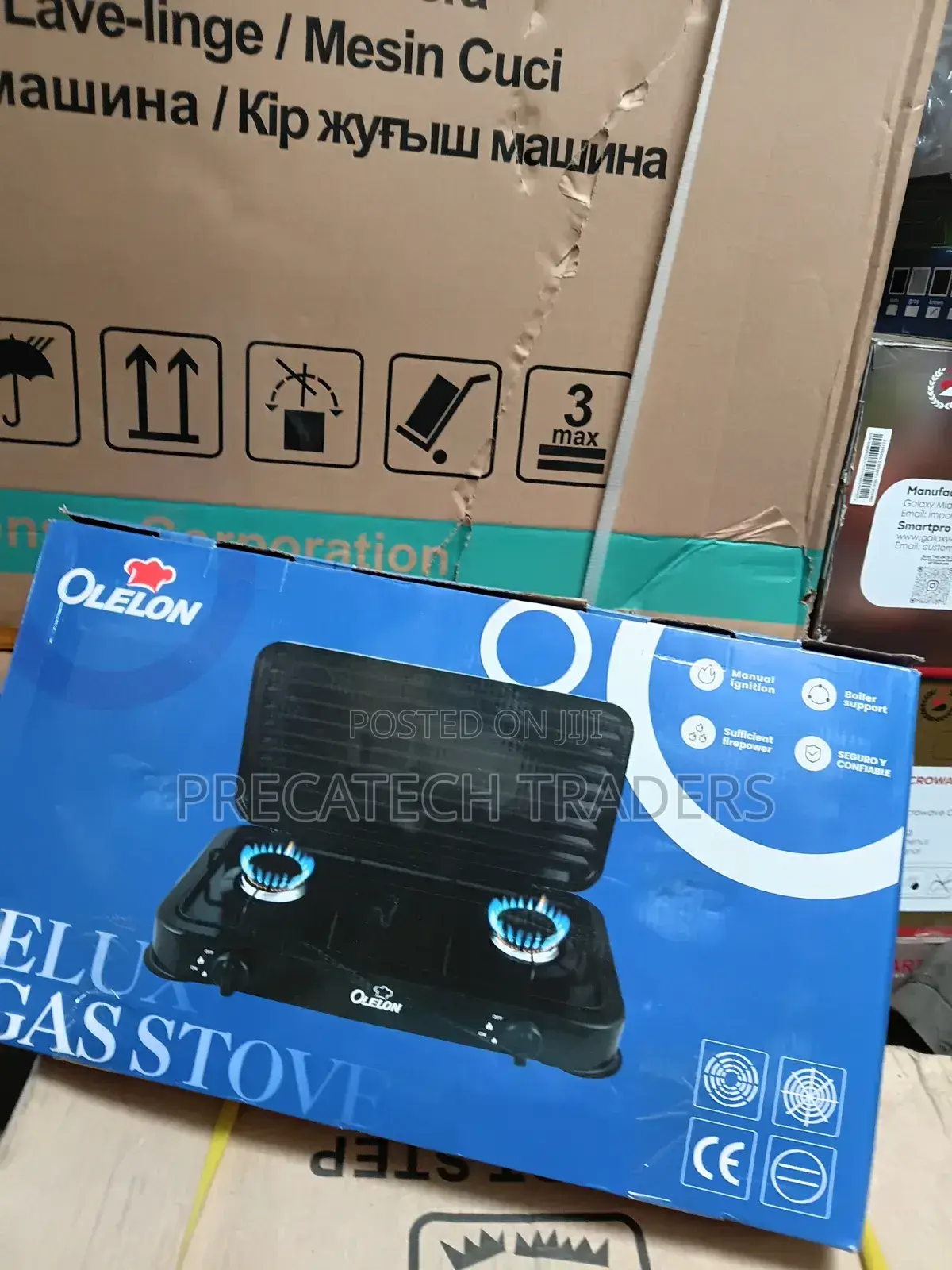 Olelon 2 Burner Gas Stove – Table Top Gas Cooker