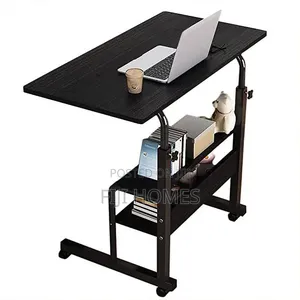Adjustable Movable Laptop Table on Wheels | W80xd40cm