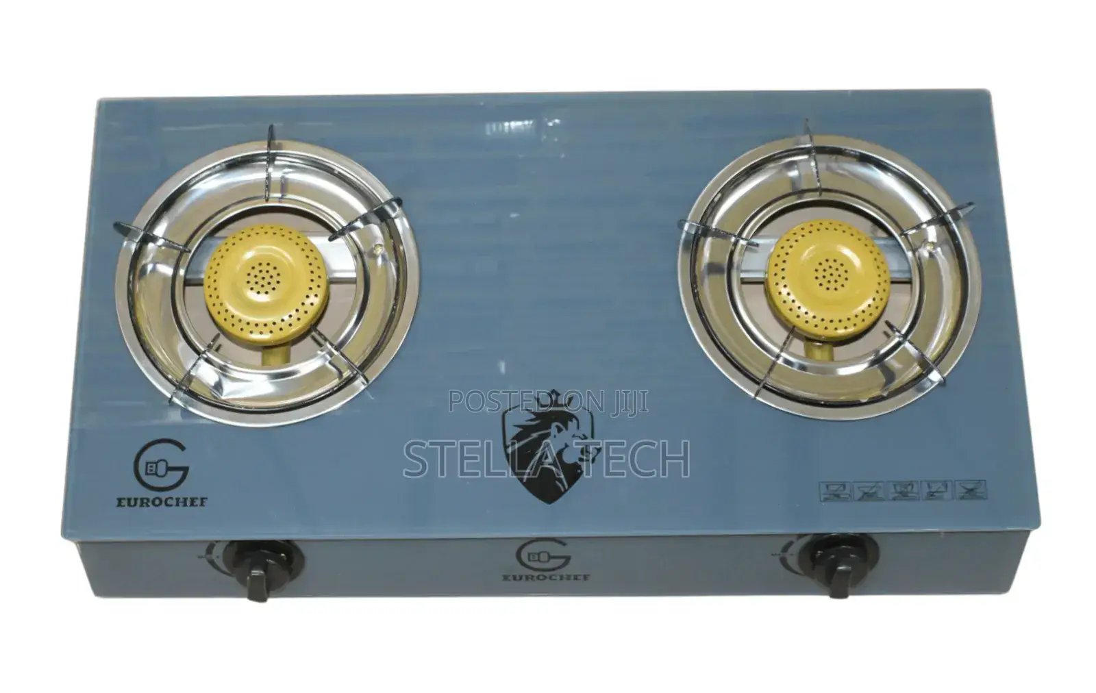 Eurochef 2 Burner Glass Top Cooker