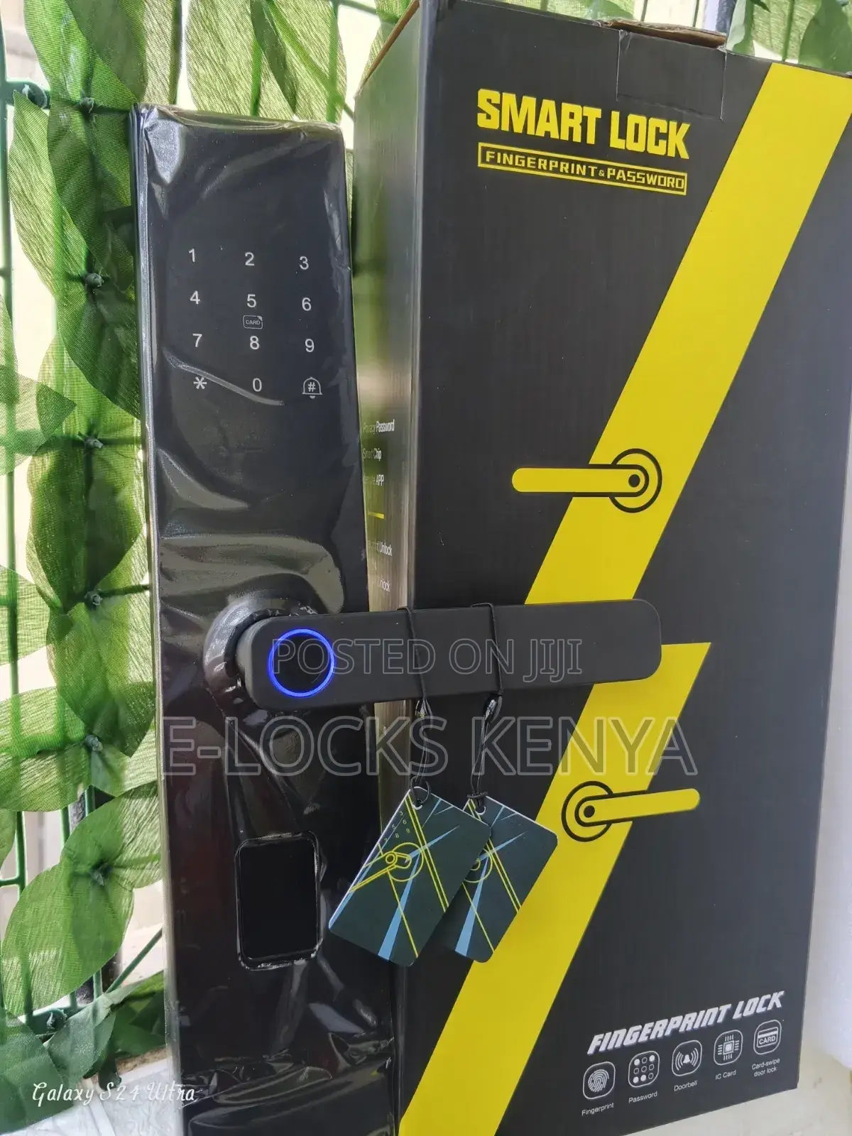 Smart Locks Tuya Wifi Remote Unlock Fingerprint Card Password Key