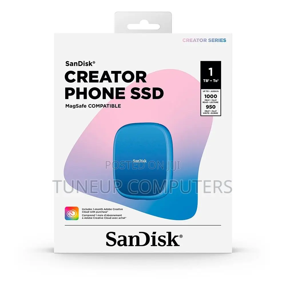 Sandisk Professional Creator Phone SSD | 1tb Portable External SSD