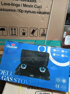 Olelon Deluxe 2 Burner Gas Stove With Lid – Brand New