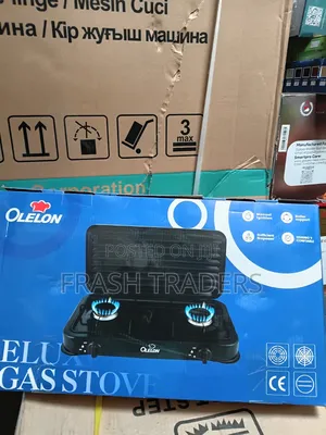 Olelon Double Burner Gas Cooker – Fast Efficient