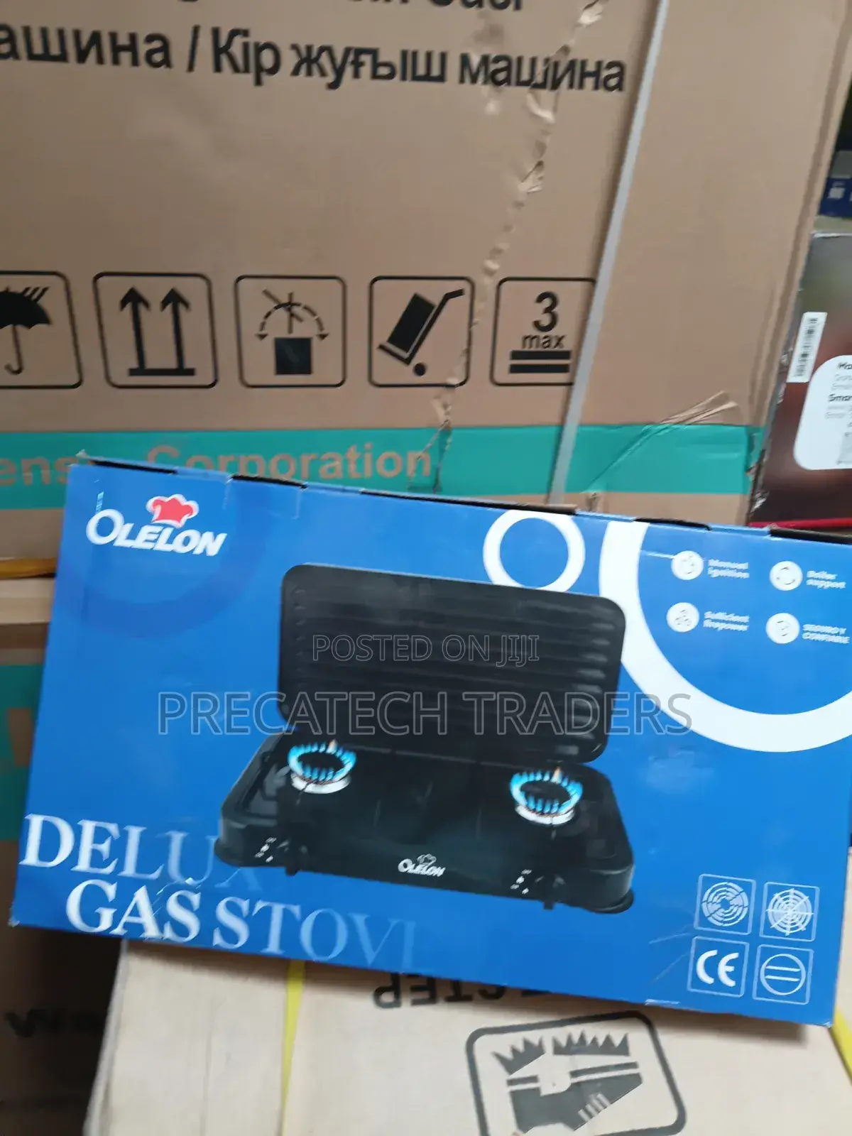 Olelon Table Top Gas Stove – Durable 2 Burner Cooker